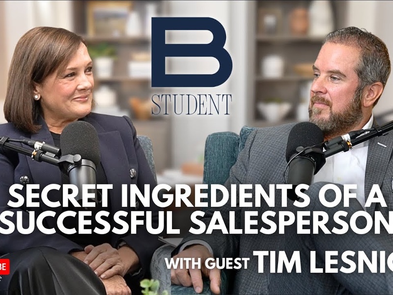 The Secret Ingredients of a Successful Salesperson with Tim Lesnick